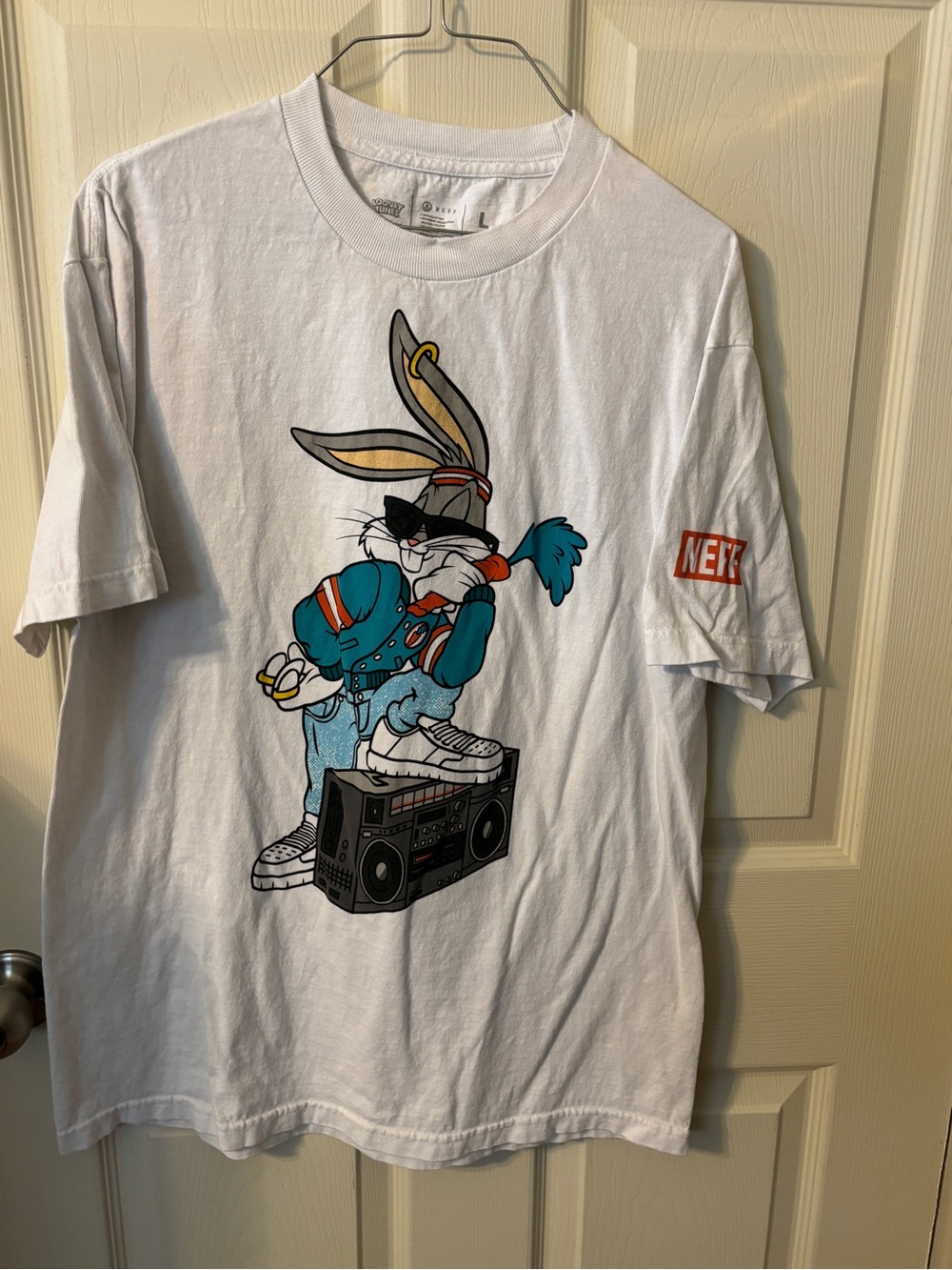 Neff Looney Tunes Tee with Bugs Bunny Graphic